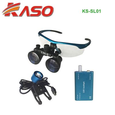 Lumière principale chirurgicale de KASO KS-SL01 pour les loupes 3.5X KS-SL01 chirurgicales dentaires colorées par 420mm